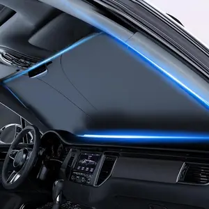 Portable Car Windshield Sunshade, Heat Insulation Front Window Shade, Car Window Shades, Suitable for Sedans Suv Trucks, Car Exterior Accessories