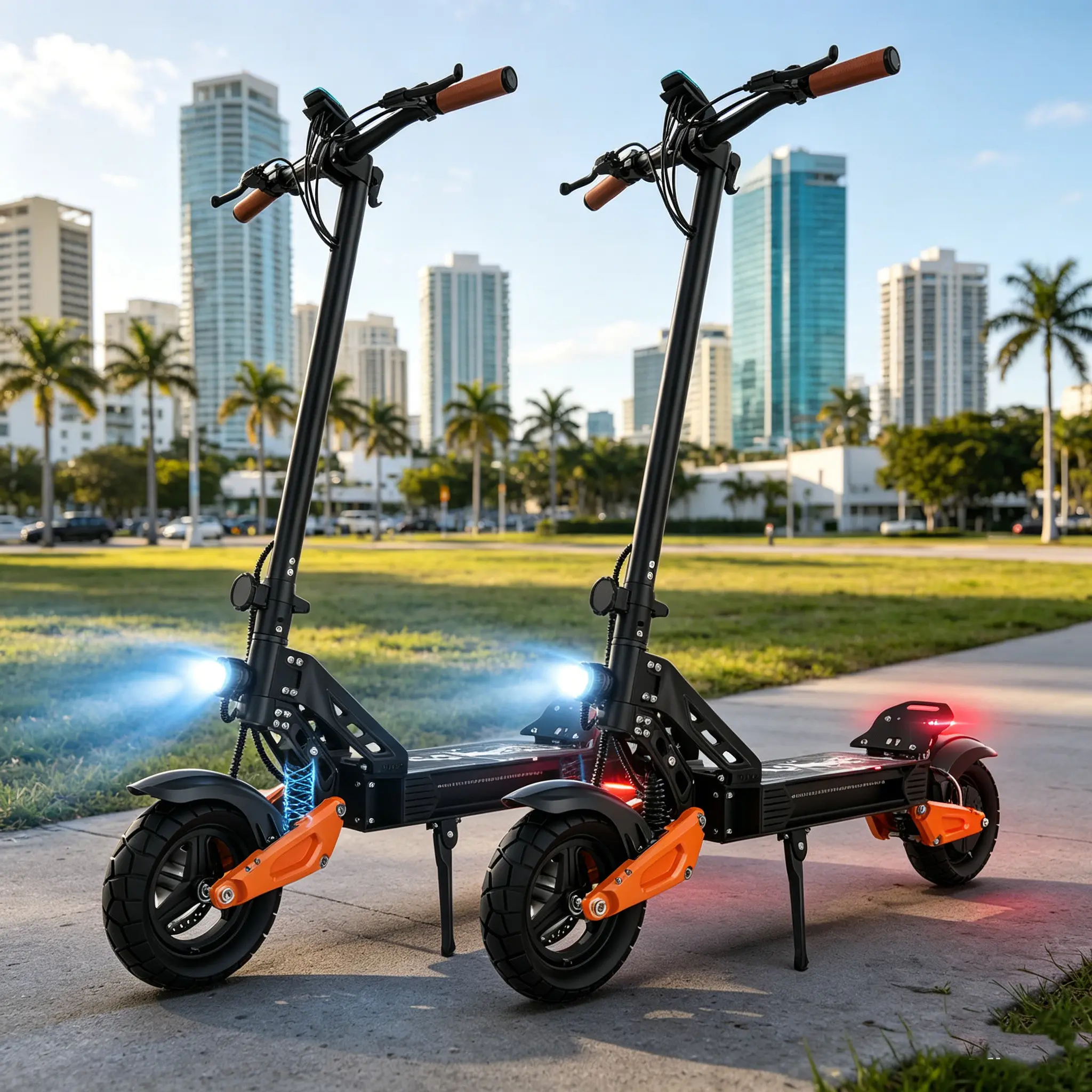 Adult C Versatile Off-Road Electric Scooter - 31MPH Top Speed, 30 Mi Range, 1200W Motor, 10" Pneumatic Tires, Dual Suspension, LED Display - Ideal for Urban & Off-Road Rides, Display: Led, Suspension: Dual