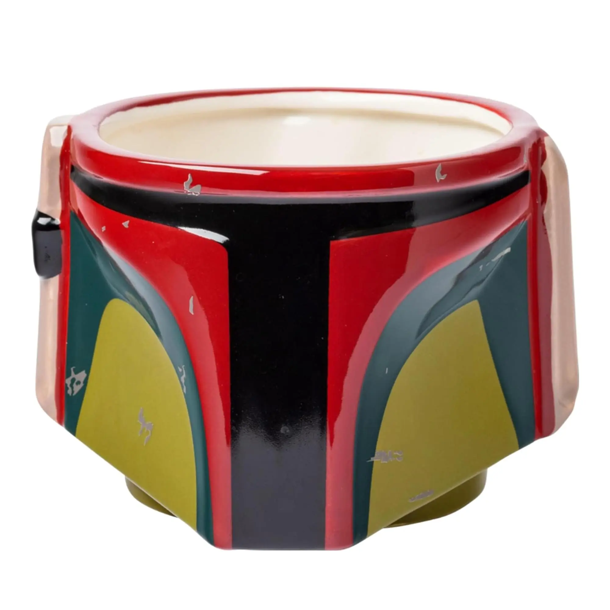 Star Wars Boba Fett Distressed Helmet Sculpted Ceramic Mug | Holds 20 Ounces