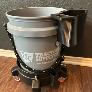 Universal 5 Gallon Bucket Storage Mount | 3D Printed | Fits Yeti, Tractor Supply, Lowes, Home Depot, Harbor Freight | Made in USA