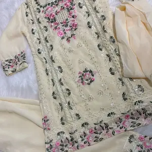 Beautiful salwar suits in different colors and designs Featuring Intricate Embroidery Design