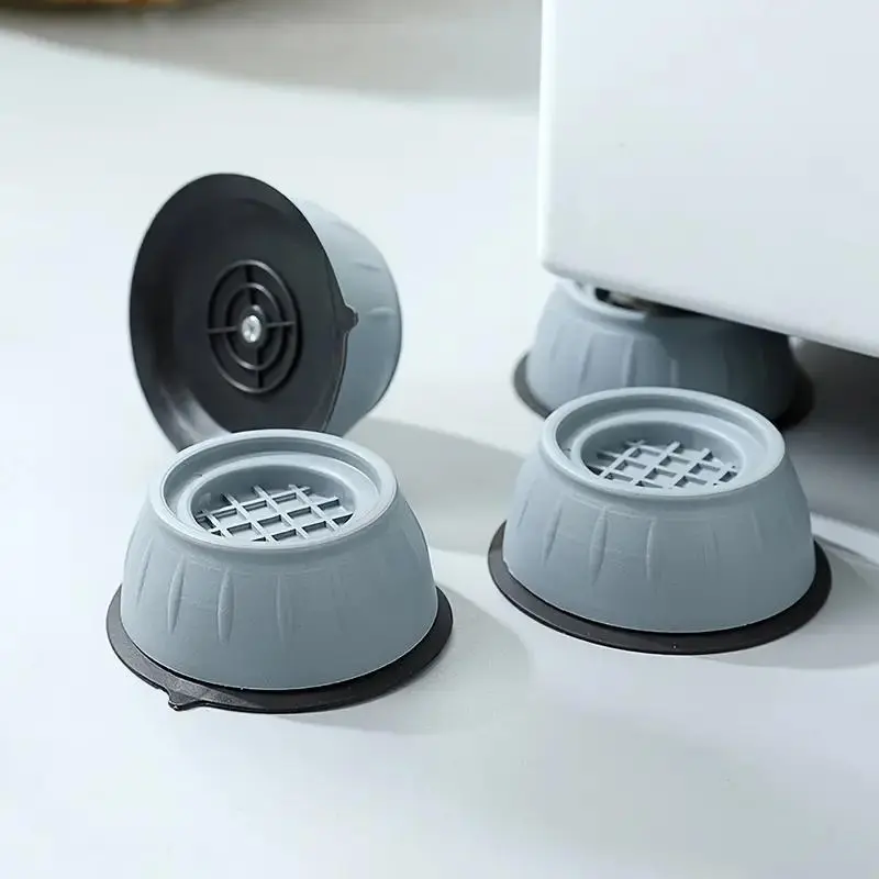 Shockproof Washing Machine Pad, Anti-slip Shock Absorption Noise Reduction and Moisture-proof Base, Suitable for Refrigerators and Laundry Equipment