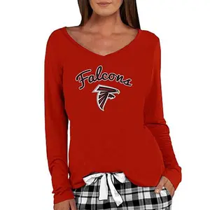 Football Fan Shop Officially Licensed NFL Ladies Marathon Long-Sleeve Top - Falcons