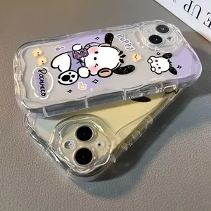 White Phone CaseFor Pochacco foriPhone 16, 15, 14, 13, 12, 11, 6, 7, 8, 6 Plus, 7 Plus, 8 Plus, and drop-resistant versions of the X, XS, XR, XS MAX, 16 Pro, Plus, and 16 Pro Max with a vivid and adorable puppy design.