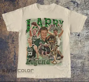 Basketball Shirt  , Vintage Larry Bird The Dream Shirt , Classic 90s Graphic Tee for Basketball Fans  , Unisex Retro Bootleg Gift , Basketball teee
