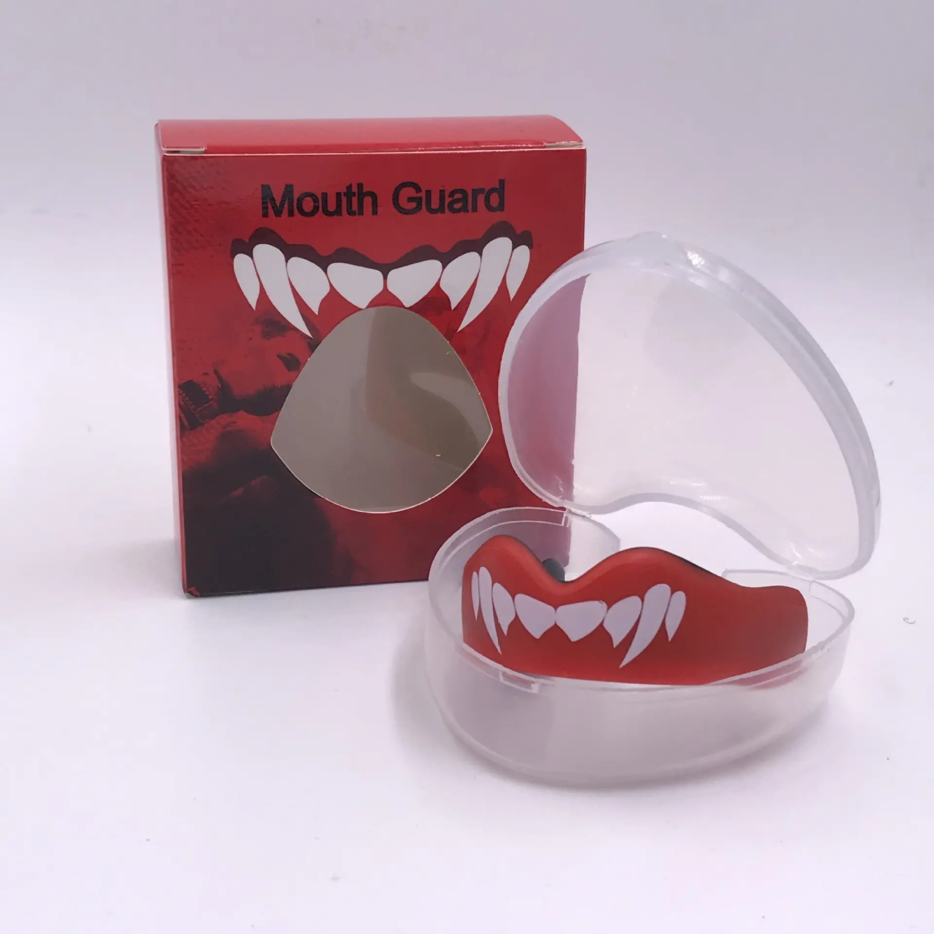 Adult Pro Combat Mouth Guard - Custom Moldable EVA Polymer Protector, One Size, Shock-Absorbing, BPA/Latex-Free, Breathable Flow, Prevents Concussions, for Contact Sports, Muay Thai, Kickboxing
