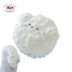 [WenQing Taba Squishy] Handmade taba squishies/puppy steamed cake squishy toys full silicone reborn squishy, fidget toys, taba squishy, puppy steamed cake 106g, Gifts for Girls & Boys Teddy Bear Slime Kit Decompression Squeeze