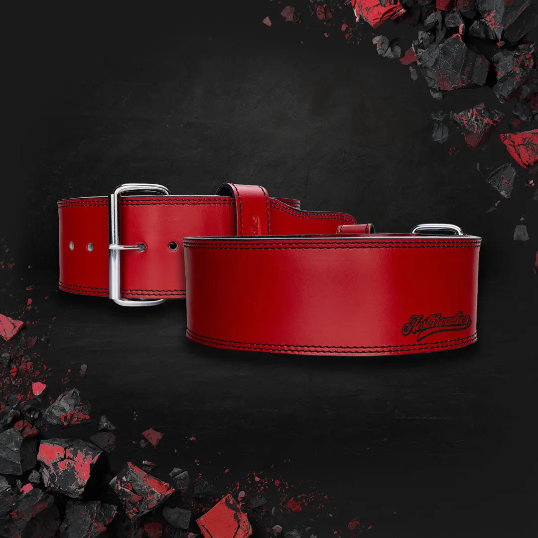 Customizable Red Standard Power Belt