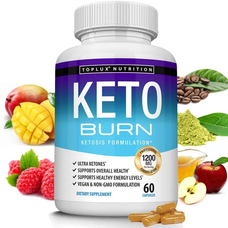 Toplux Keto Burn Wellness Supplement, Health & Nutrition Support Vitamin Supplement