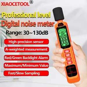 Digital Sound Level Meter, Handheld Noise Tester, Home Classroom Street Sound Measurement Device, Portable Audio Test Equipment