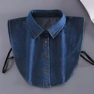 Women's Detachable Fake Shirt Collar Structured Layering Collar Insert for Blouses & Sweaters One Size Fits Most Chic Practical Styling Accessory
