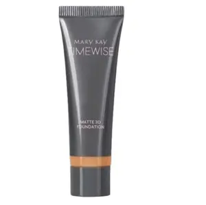 Timewise Matte 3D Foundation - Long Lasting Liquid for Perfect Coverage - Makeup - Powder Concealer Cosmetic