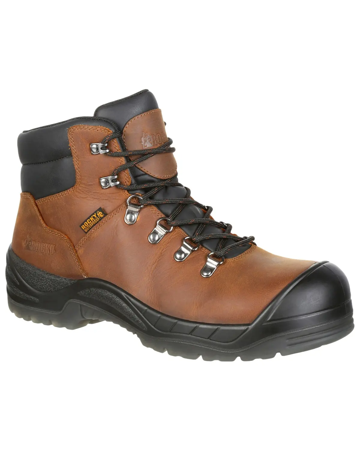 Rocky Men's Men'S Worksmart Waterproof 5" Work Boot Composite Toe - Rkk0245
