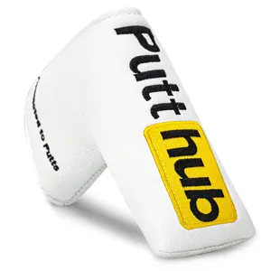 Funny Novelty Golf Gift, Golf Accessories, Putthub Mallet & Blade Style Putter Cover, Magic Closure, Faux Leather, Durable & Waterproof, Ideal for Golfers