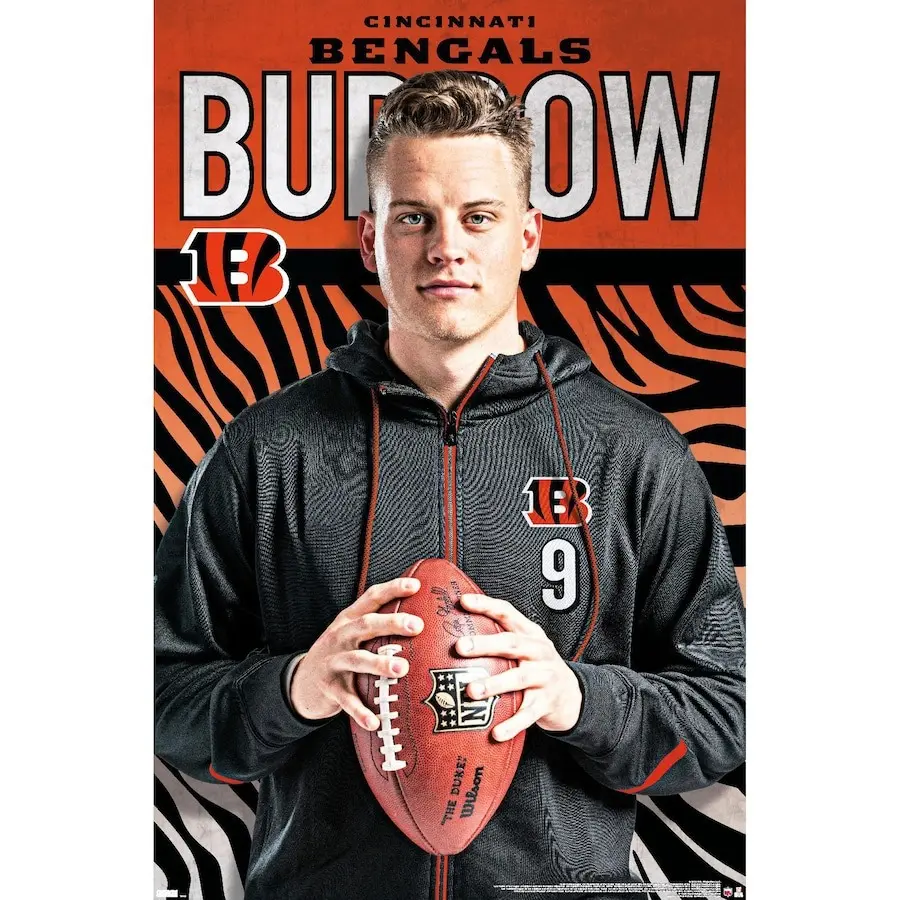 Joe Burrow Cincinnati Bengals Association Players Only Poster