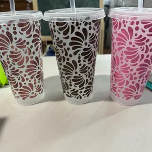 Talavera 24oz Plastic Cups - Available in Multiple Colors with Unique Patterns