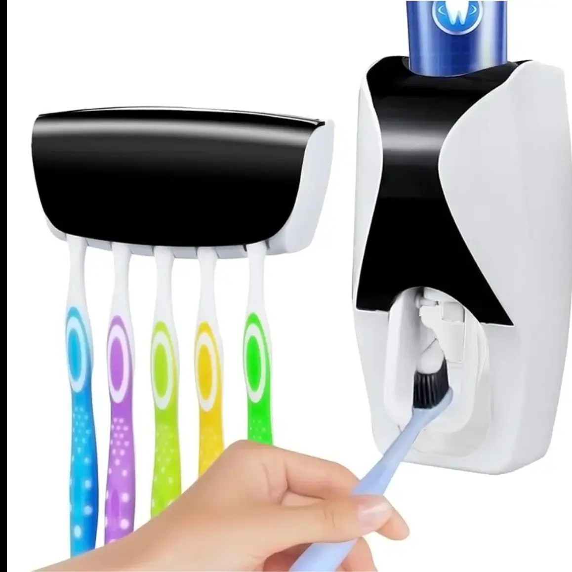 Toothbrush and Toothpaste Dispenser