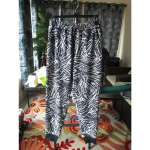 LuLaRoe Jax Small NWOT Black Gray White Joggers Sweatpants