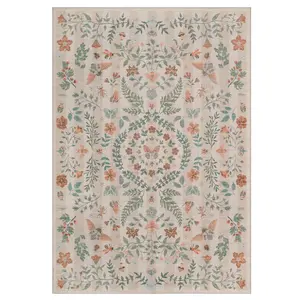 Pearl Velvet Washable Foldable Printed Rug, Modern Dancing Elegance, Adaptable Floor Rug