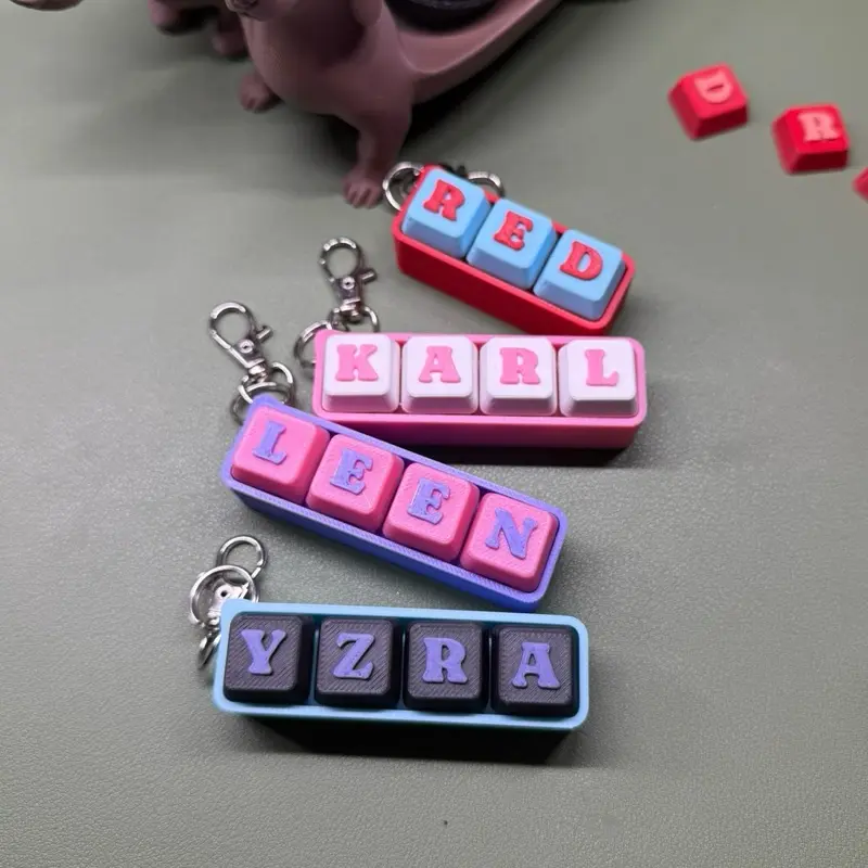 3D Printed “3-LETTER” Customized Name Clicker