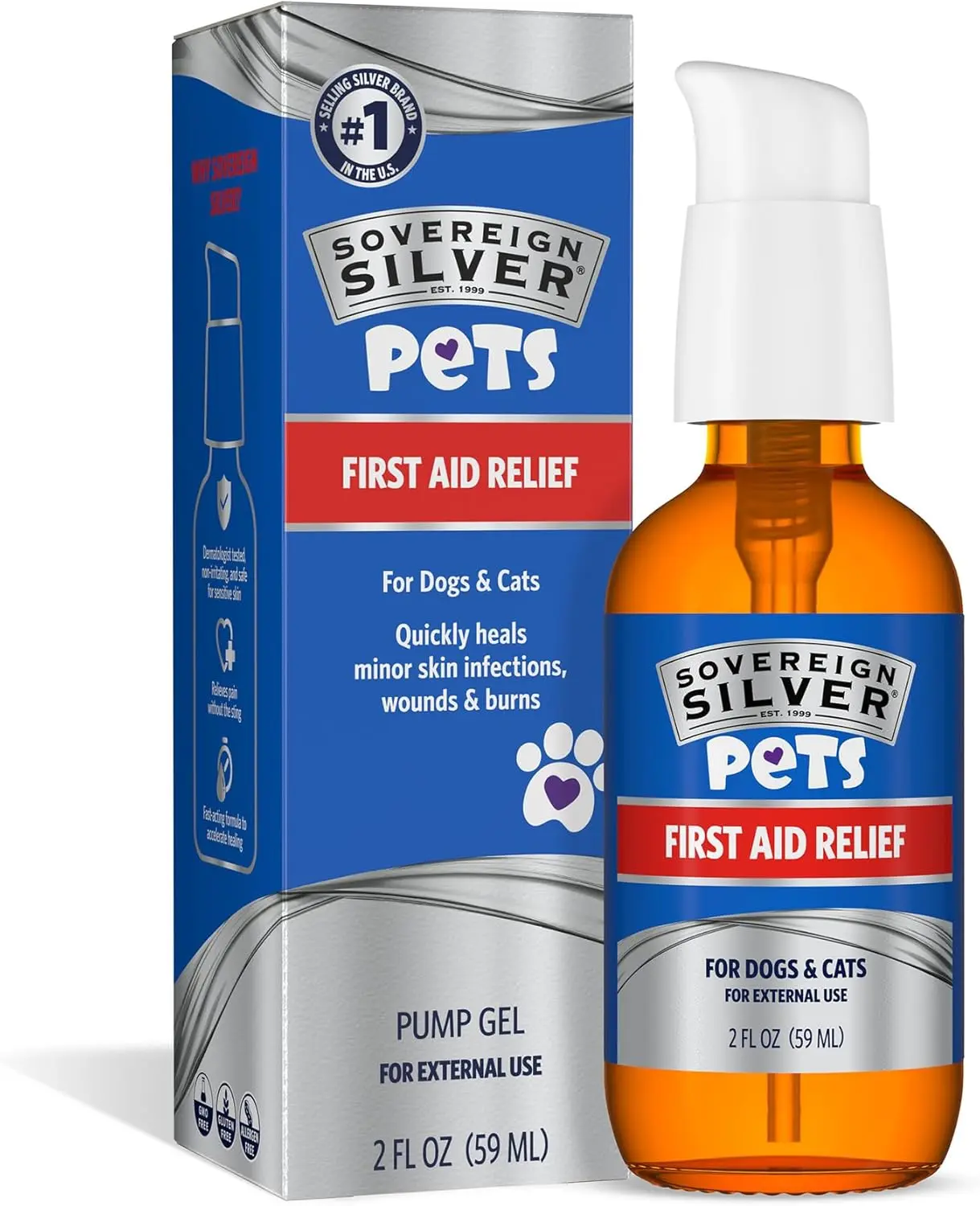 Sovereign Silver Pets First Aid Relief Gel