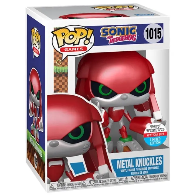 Funko POP! Metal Knuckles Sonic the Hedgehog #1015 [Toy Tokyo] Vinyl Collectible Figure
