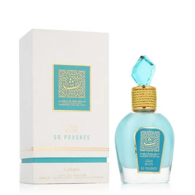 Lattafa | Musk | So Poudree | Unisex Fragrance | 100 ML 3.4 OZ | Eau De Parfum | Floral - Powdery & Musk Lattafa | Musk | So Poudree | Unisex Fragrance | 100 ML 3.4 OZ | Eau De Parfum | Floral - Powdery & Musk