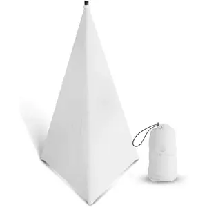 Speaker Stand Cover Tripod Stand Skirt Skrim 360  Cover White