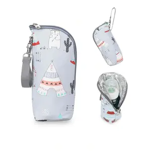 Newborn Baby Thermal Insulated Bottle Travel Carrier, Girl-Focused Baby Shower Gift for Nursing & Feeding Needs (Eligible for Special Surprise Orders)