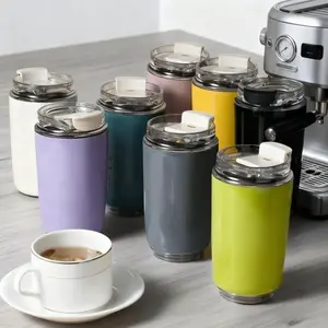 240ml Stainless Steel Coffee Mug Insulated Travel Cup Keeps HotCold Perfect for Office Commute Outdoor