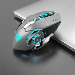 EWEADN G306 Wireless Gaming Mouse, USB Rechargeable Silent Mechanical Click Mouse, High-performance Bluetooth-compatible Mouse for Gaming & Office Use, Computer Peripherals, Gaming Accessory
