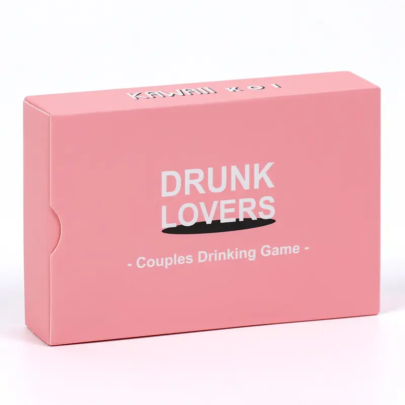 Couples Drinking Game for Date Night, 1 Box / 4 Boxes Couple Party Cards, Entertaining Game for Promoting Relationship, Party Game Supplies, Party Table Game, Party Board Game, Drinking Board Games
