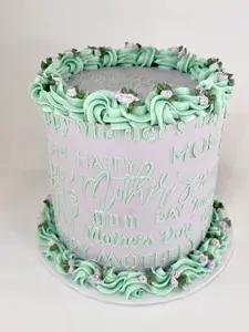 Tall Multi Font Happy Mother's Day Cake Stencil 11.5x 7.75