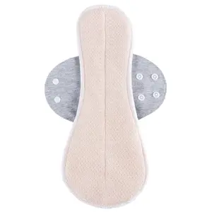 Reusable Washable Cloth Menstrual Pad, Organic Cotton, Breathable Wing Design, Super Absorbent, 3 Sizes Available, Women's Period Care
