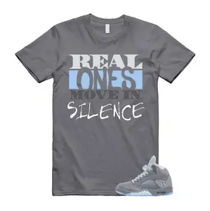 Wolf Grey 5 Unisex T-Shirt, Wolf Grey Sneaker Outfit Shirt, Grey Outfit, Streetwear Graphic Tee, Soft Cotton Unisex T-Shirt, Gift for Sneaker Lovers