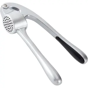 Premium Rust-Proof Garlic Press – Food-Grade, Non-Toxic, Grip Design with Ergonomic Handle, Ginger Mincer, Easy to Clean, Dishwasher-Safe Garlic Presses, Food-Grade Garlic Presses