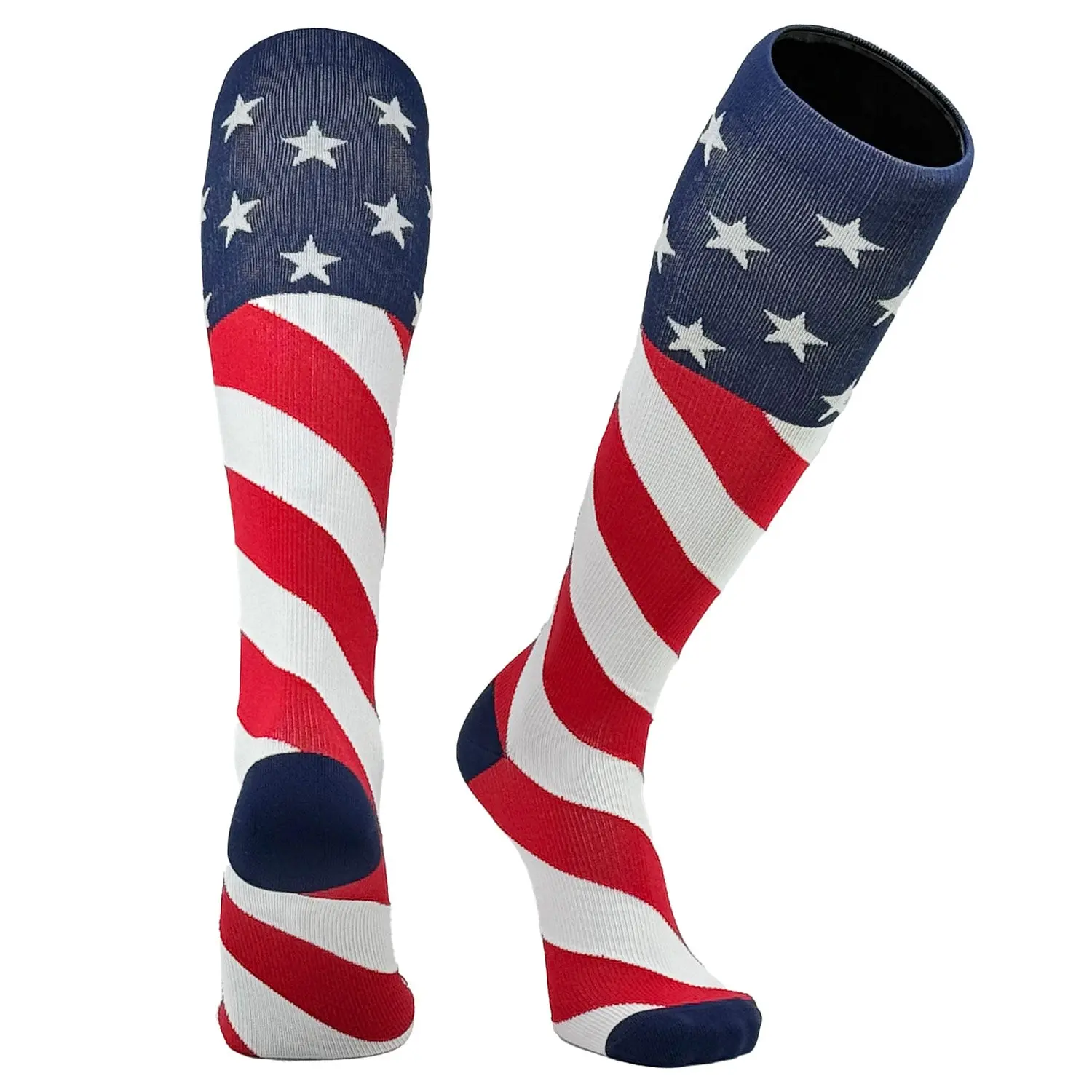 Mk Socks USA Flag Baseball, Football, Soccer Knee-High Long Sports Socks