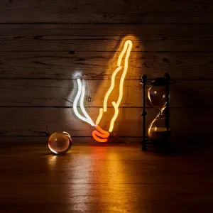Creative Smoking Design Neon Sign, USB Powered Decorative Led Neon Light, Decorative Neon Light for Home Living Room Party Gathering, Home Decor