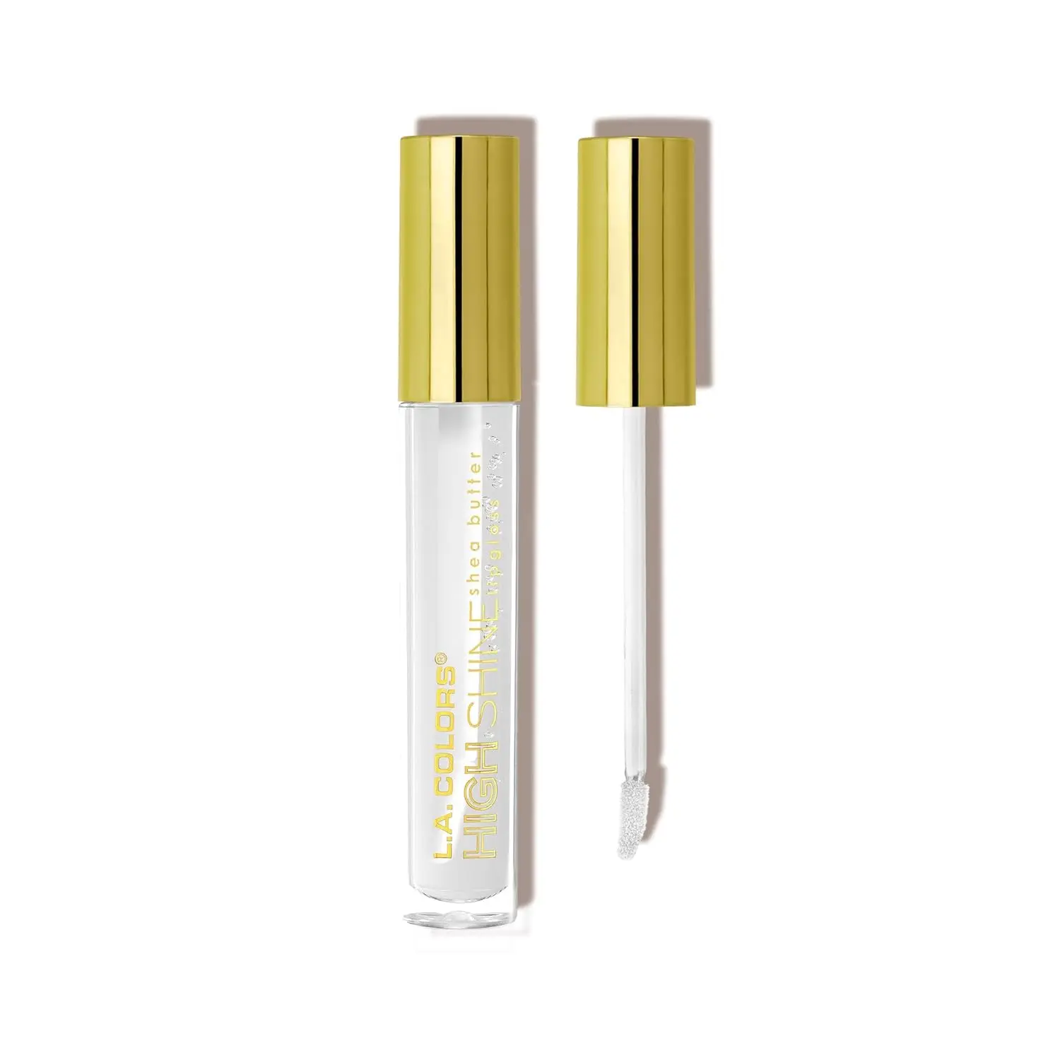 High Shine Lip Gloss for Intense Color, Smooth & Hydrating Non-Sticky Formula with Shea Butter, Vanilla Scented Cosmetic for All Skin Types, Lip Care, Lightweight, Glossy Lips, Dye Free