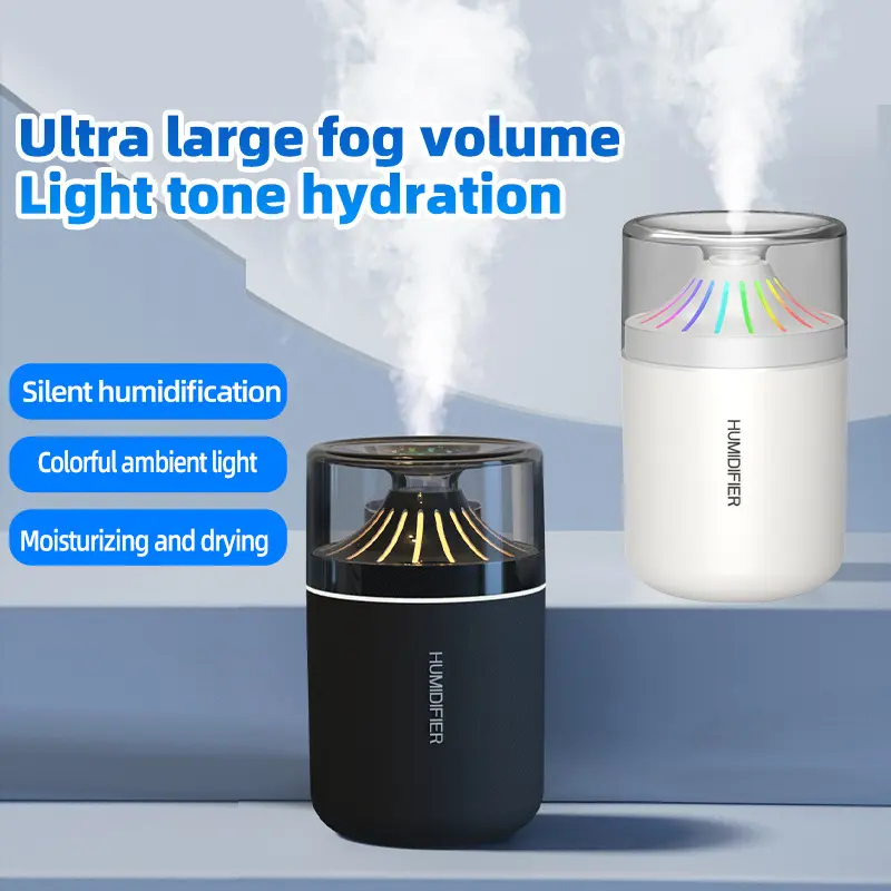 Intelligent Humidifier Suitable for Large Rooms in Bedrooms - Multi-Function Spray Humidifier with for Large Capacity Top Filling Water Tank, Suitable for Car Diffusers for Large Rooms, Families, Living Rooms And Offices - Quiet Air Humidifier