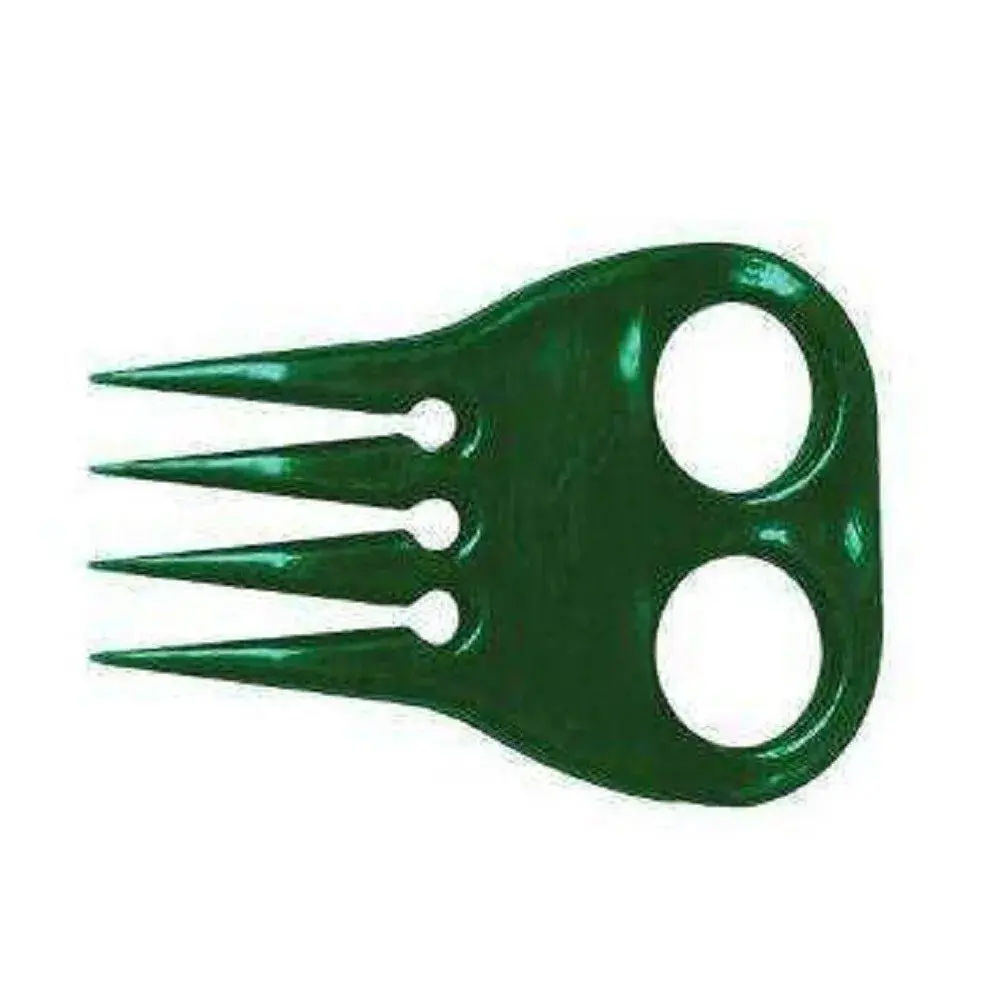 Hunter green Braiding Comb Hunter green Braiding Comb