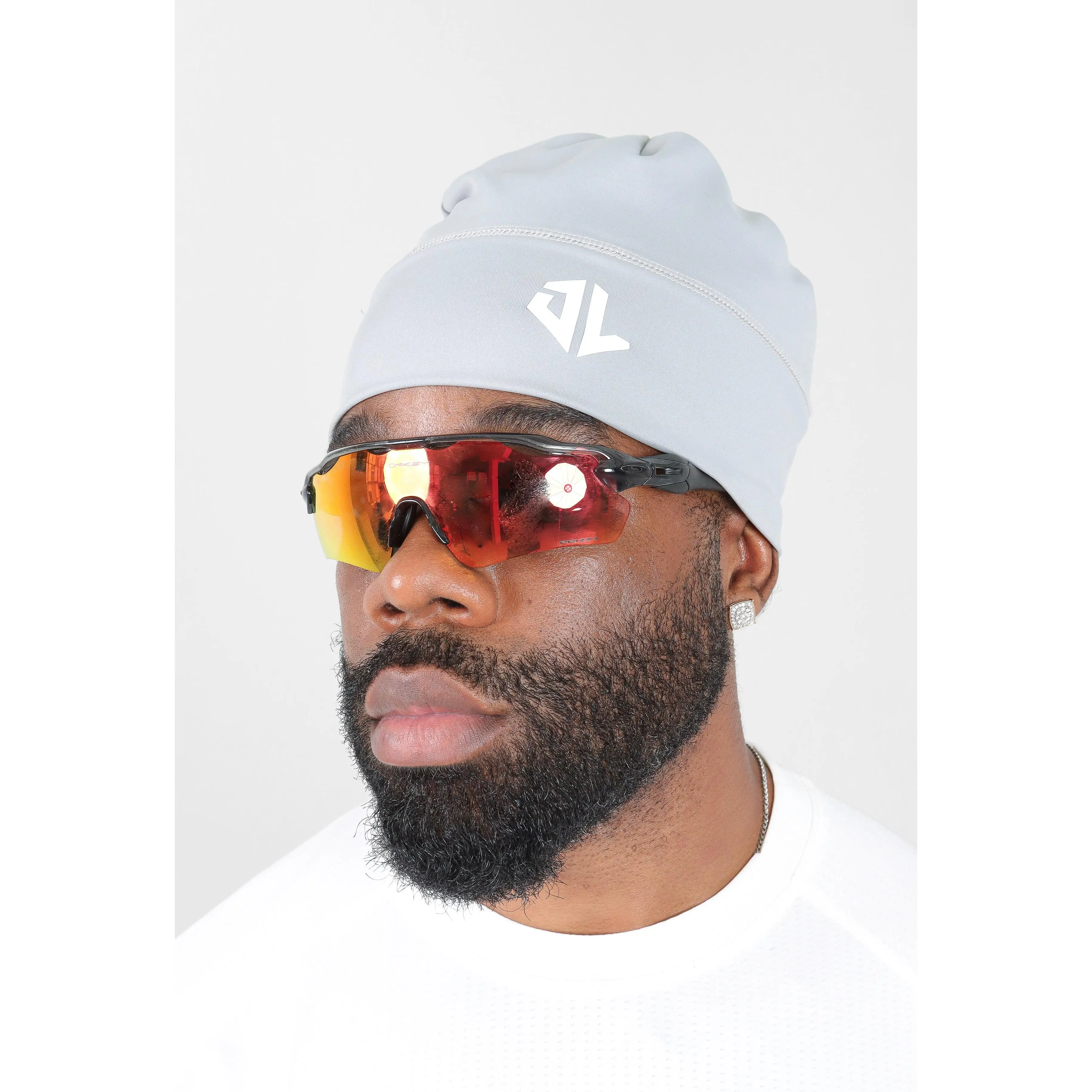 Heather Grey Skull Cap