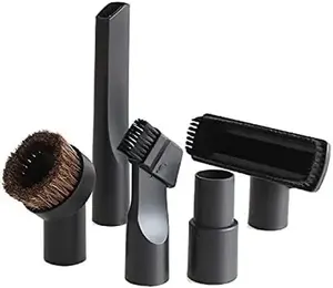 32mm Vacuum Attachments Accessories, Vacuum Set Brush Nozzle Crevice Tool with 35mm to 32mm Hose Adapter 5pcs