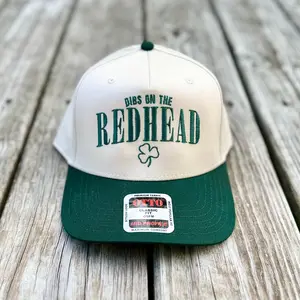 Dibs on the Redhead Hat, Patrick Day Shamrock Ireland Lucky You Lucky Charm Hat, Ireland Hat