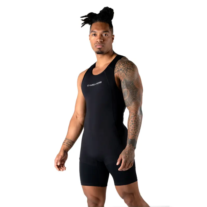 Apex Weightlifting Singlet - Black (IPF Approved) Apex Weightlifting Singlet - Black (IPF Approved)