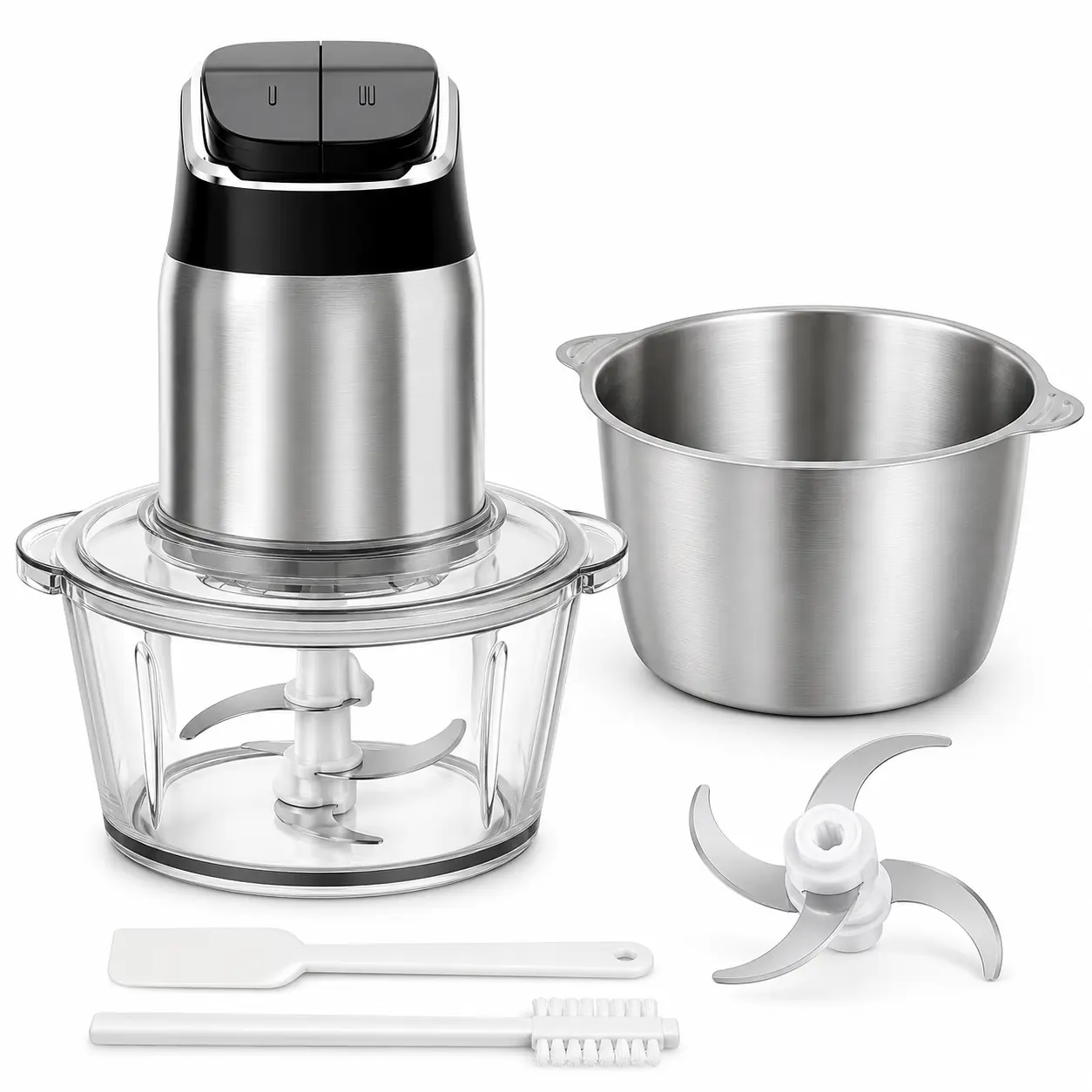 Electric Food Meat Grinder and Chopper for Kitchen Ingredient Preparation
