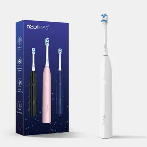 h2ofloss UltraClean Sonic Toothbrush 38,000 Sonic Vibrations with Smart Timer, Type-C Fast Charging, IPX7 Waterproof，electric toothbrush BT-01