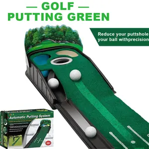 Golf Putting Practice Mat – Indoor Golf Putting Green with Obstacle Training, Perfect Golf Training Tool for Putting Practice and Beginners, Ideal Golf Gift.