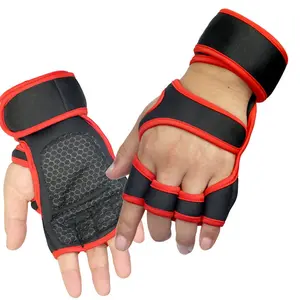 Weight Lifting Training Gloves, 1 Pair Anti-slip Strength Training Gloves, Sports Gloves for Men Fitness Gloves for Weightlifting, Anti-Slip Half-Finger Gym Gloves, Unisex Yoga Cycling Hand Protection, Wholesale Sports Dumbbell Gloves
