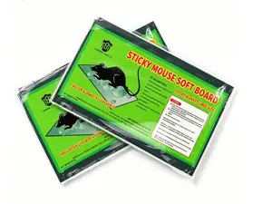 strong adhesive film Long-Lasting,Sticky Mouse Trap, Super Large 47.2 * 11'' Glue Traps for Mice, Peanut Taste Pheromone Rats Traps Indoor for Home, Rodent Snakes Spiders Roaches